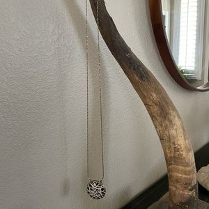 Gold and white bling necklace!